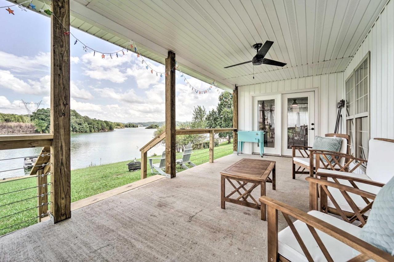 Cherokee Lake Home With Private Dock And Patio! Bean Station Ngoại thất bức ảnh